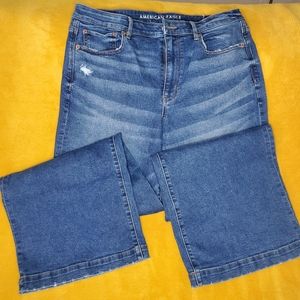 American Eagle Nostalgic 90s style extra wide leg jeans American Eagle